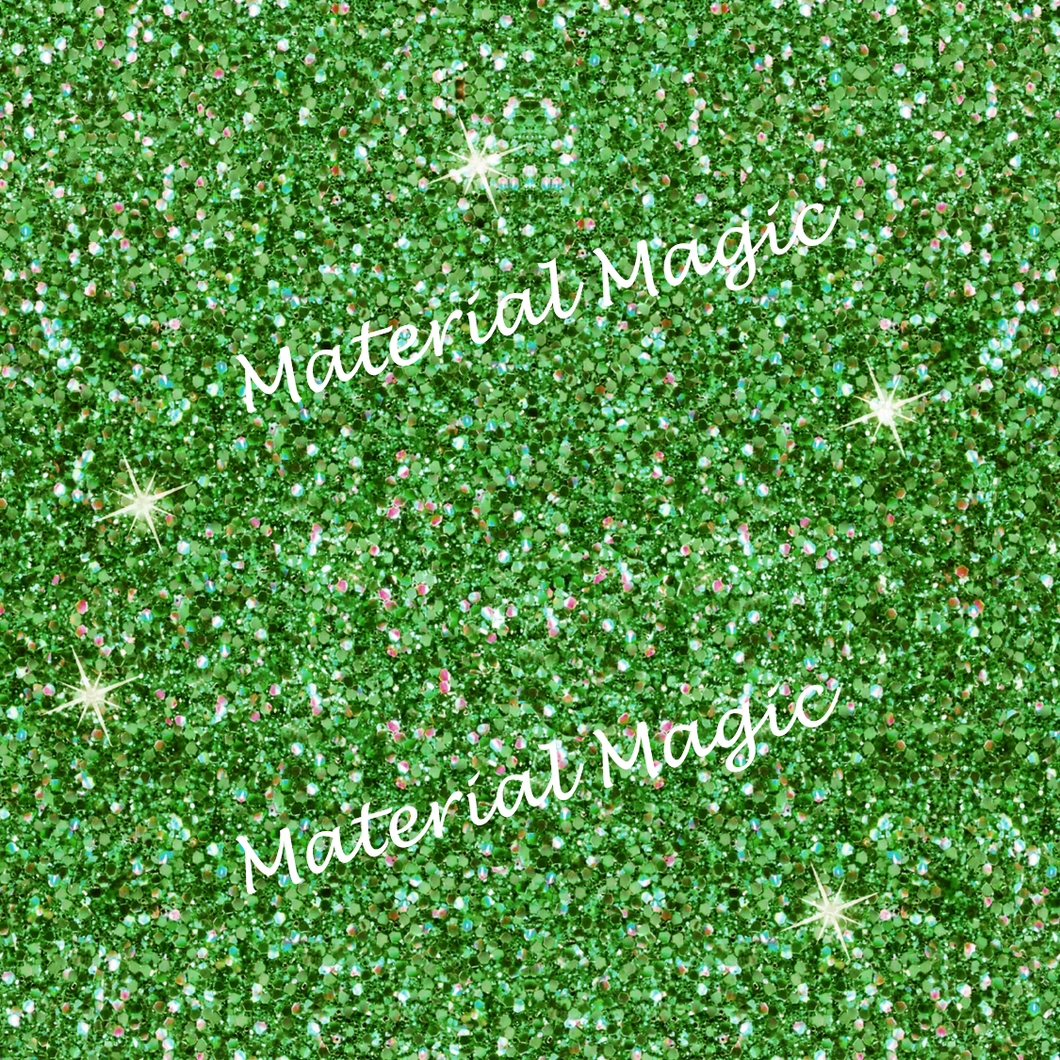 Glitter Christmas Green