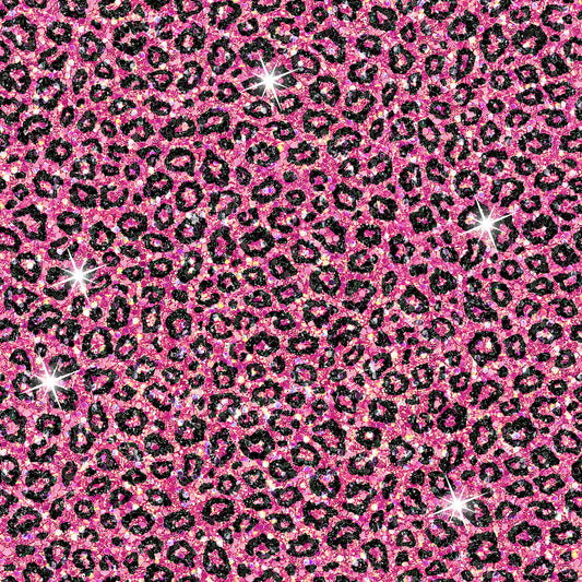 Glitter Leopard Pink VINYL PREORDER