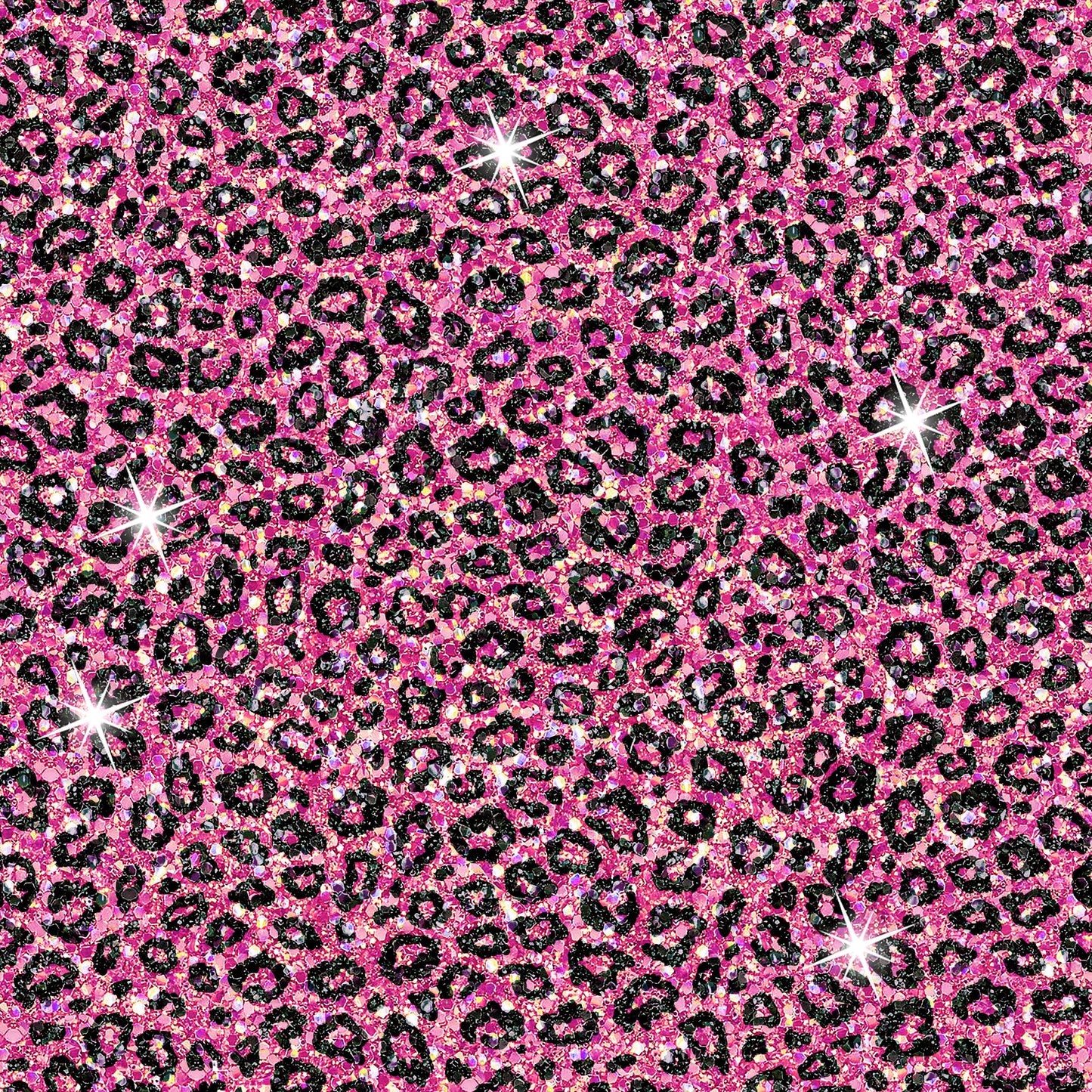 Glitter Leopard Pink