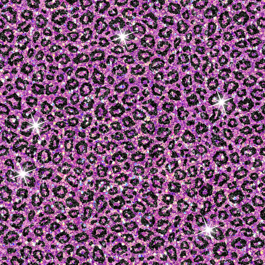 Glitter Leopard Purple VINYL PREORDER
