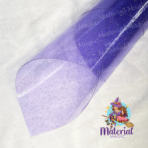 Glitter PVC Vinyl 10# Periwinkle Purple