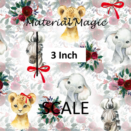 R82 Baby Animal Christmas Floral PREORDER