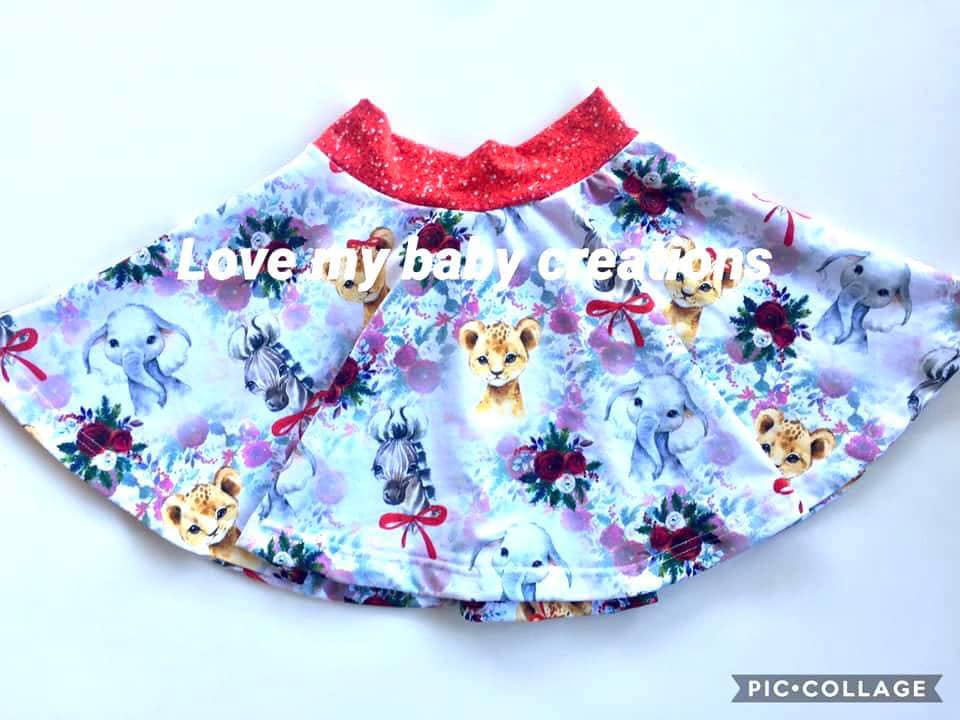 R82 Baby Animal Christmas Floral PREORDER