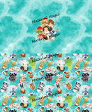 Christmas Wars Aqua Nappy/Undie Panel