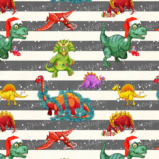 R82 Dino Xmas Stripes PREORDER