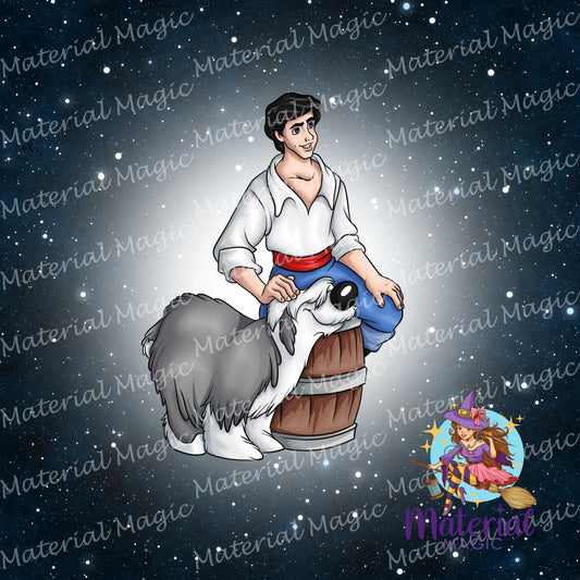 Prince Eric Navy Panel