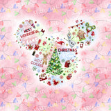 Fairy Tale Xmas Red Panel