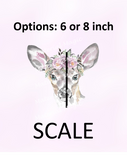 Floral Friends Deer Panel