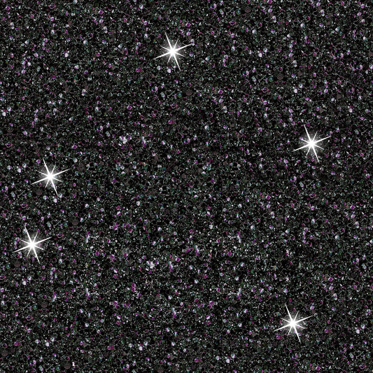 Glitter Black (Purple Base)