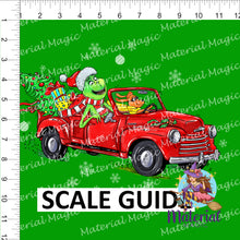 Load image into Gallery viewer, Grinch Green Car Panel