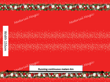 Load image into Gallery viewer, Tinsel Border Red