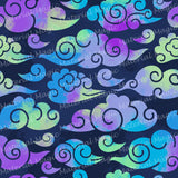 Panda Clouds Navy