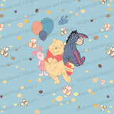 Pooh Crew Blue Panel