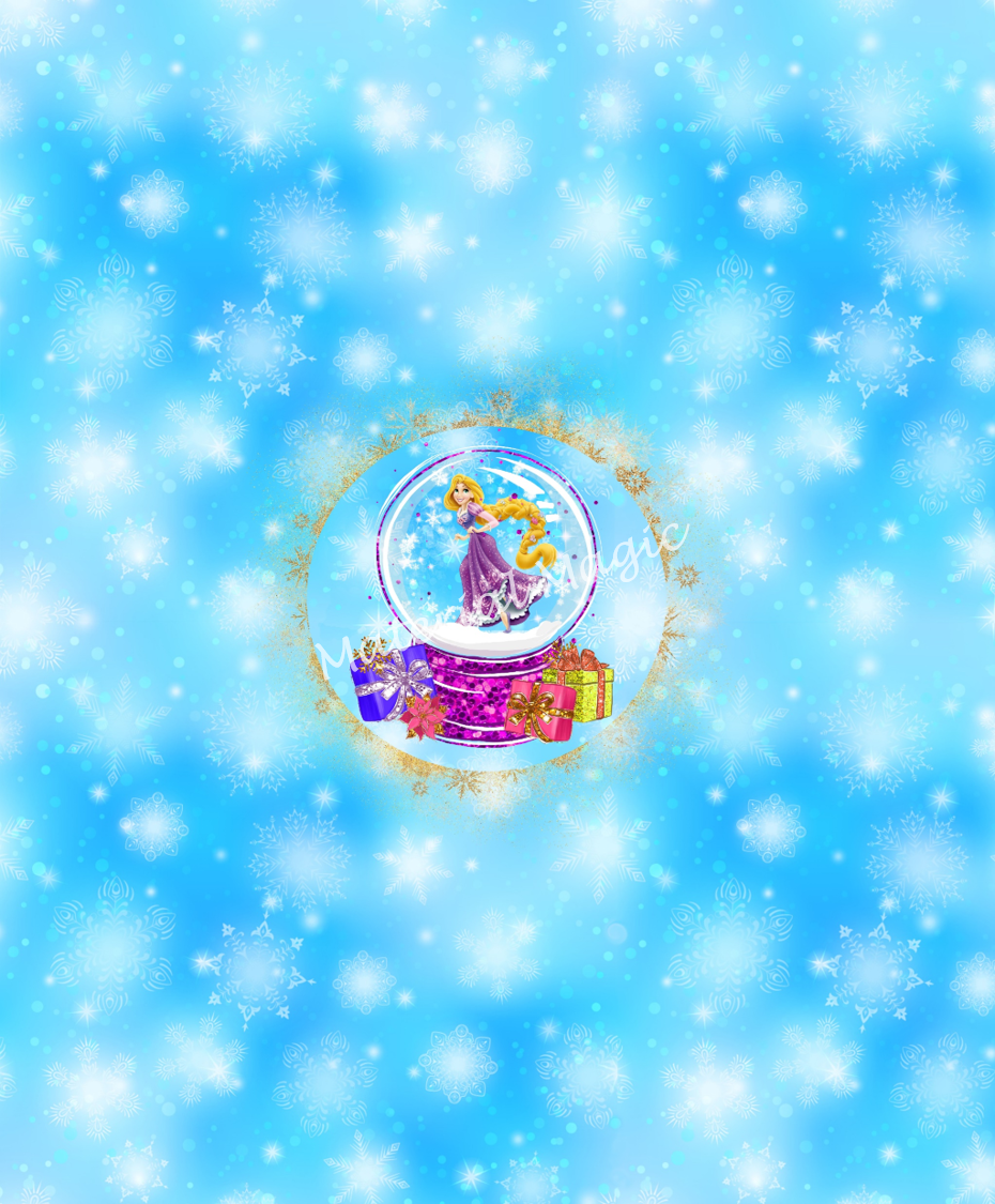 Princess Globes Tangled Panel
