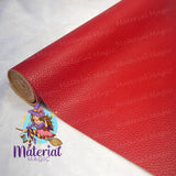 Litchi Textured Vinyl 33. Red Candy