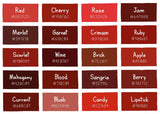 Litchi Textured Vinyl 9. Red Wine
