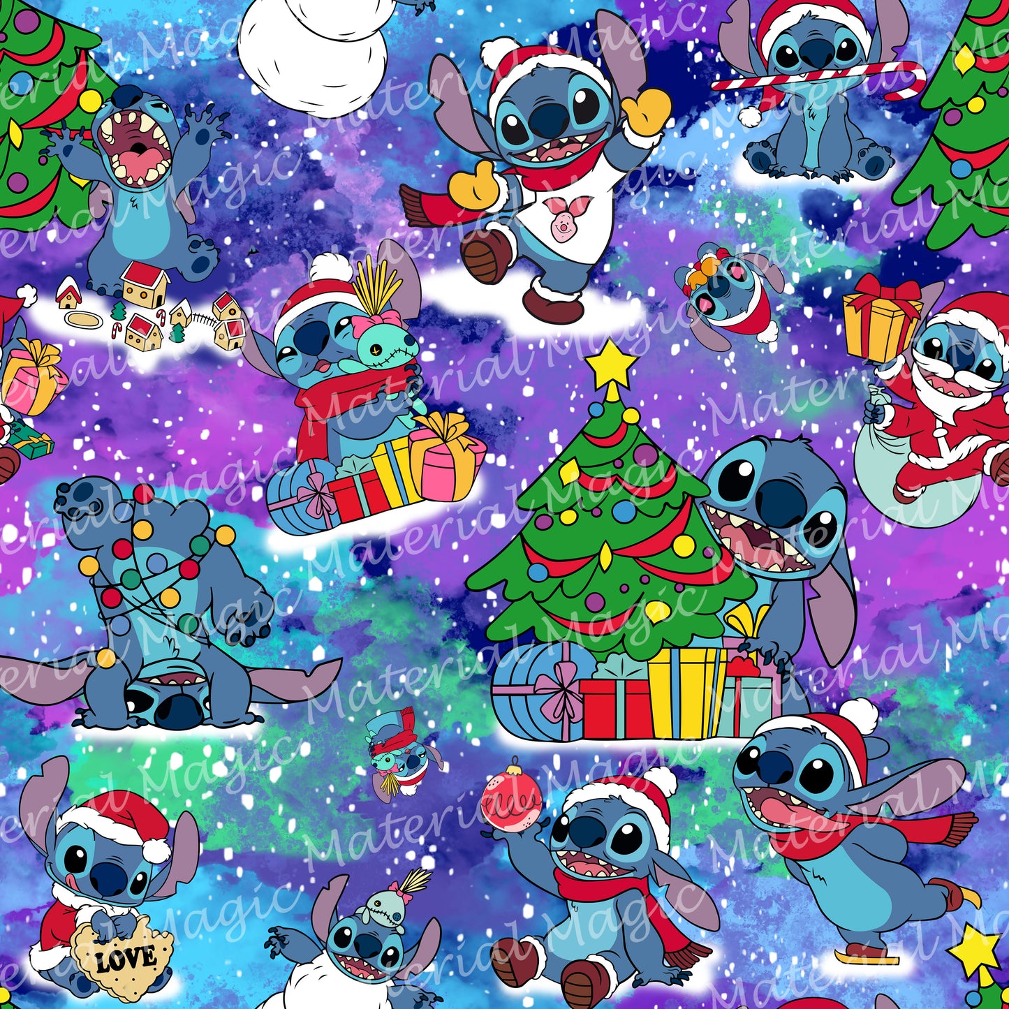 R82 Stitch Xmas Blue PREORDER