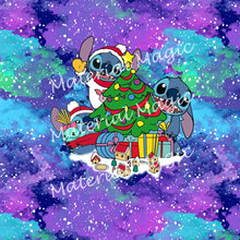 Load image into Gallery viewer, Stitch Xmas Nappy/Undie Panel